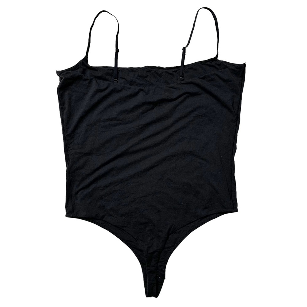 ❗️LAST 1❗️ NEW Skims Fits Everybody Cami Thong Bodysuit in Onyx Women’s 2X